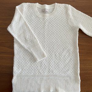 Loft cream knit sweater